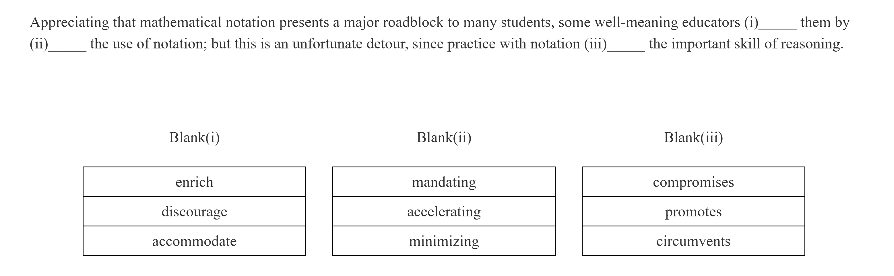 KMF Comprehensive set of mathematics questions after the reform